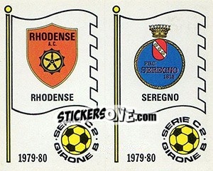 Sticker Scudetto (Rhodense / Seregno) - Calciatori 1979-1980 n. 552 - Panini
