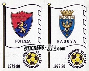 Sticker Scudetto (Potenza / Ragusa) - Calciatori 1979-1980 - Panini