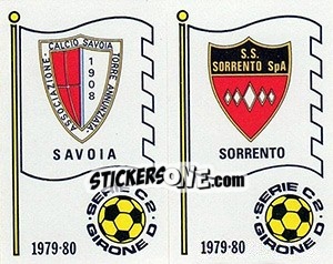 Sticker Scudetto (Savoia / Sorrento) - Calciatori 1979-1980 - Panini