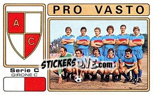 Figurina Pro Vasto - Calciatori 1976-1977 - Panini
