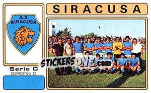 Sticker Siracusa - Calciatori 1976-1977 n. 588 - Panini