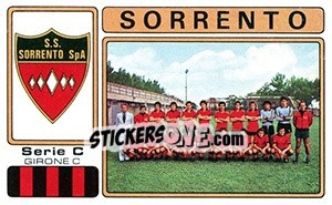 Sticker Sorrento - Calciatori 1976-1977 n. 589 - Panini