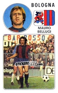 Sticker Mauro Bellugi - Calciatori 1976-1977 n. 6 - Panini