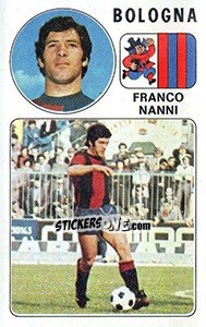 Sticker Franco Nanni - Calciatori 1976-1977 n. 9 - Panini