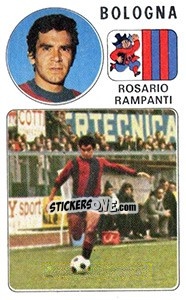 Sticker Rosario Rampanti - Calciatori 1976-1977 n. 10 - Panini