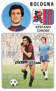 Sticker Stefano Chiodi - Calciatori 1976-1977 - Panini