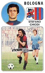Sticker Stefano Chiodi - Calciatori 1976-1977 n. 12 - Panini