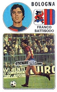 Sticker Franco Battisodo - Calciatori 1976-1977 n. 14 - Panini