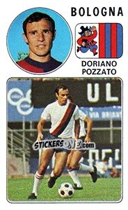 Sticker Doriano Pozzato - Calciatori 1976-1977 n. 16 - Panini
