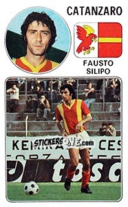 Sticker Fausto Silipo - Calciatori 1976-1977 n. 20 - Panini