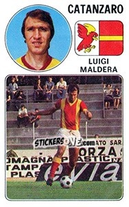 Sticker Luigi Maldera - Calciatori 1976-1977 n. 23 - Panini