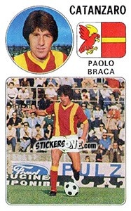 Cromo Paolo Braca - Calciatori 1976-1977 - Panini