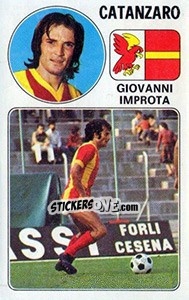 Sticker Giovanni Improta - Calciatori 1976-1977 - Panini
