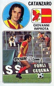 Sticker Giovanni Improta - Calciatori 1976-1977 n. 26 - Panini