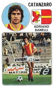 Figurina Adriano Banelli - Calciatori 1976-1977 - Panini
