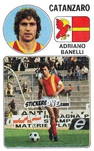 Sticker Adriano Banelli - Calciatori 1976-1977 n. 27 - Panini
