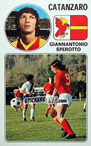 Cromo Giannantonio Sperotto - Calciatori 1976-1977 - Panini