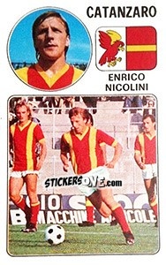 Sticker Enrico Nicolini - Calciatori 1976-1977 n. 31 - Panini