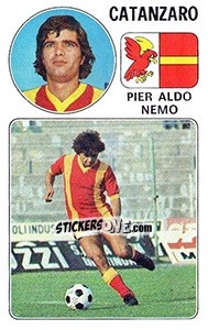 Sticker Pier Aldo Nemo - Calciatori 1976-1977 n. 33 - Panini