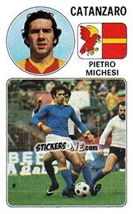 Sticker Pietro Michesi - Calciatori 1976-1977 n. 34 - Panini