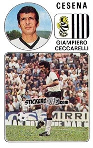 Sticker Giampiero Ceccarelli - Calciatori 1976-1977 n. 37 - Panini