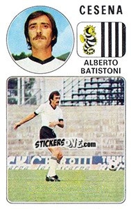 Cromo Alberto Batistoni - Calciatori 1976-1977 - Panini