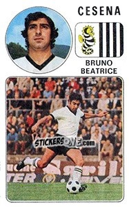 Sticker Bruno Beatrice - Calciatori 1976-1977 n. 41 - Panini