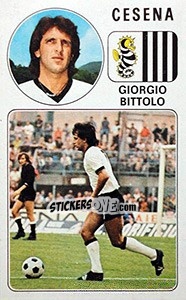 Figurina Giorgio Bittolo - Calciatori 1976-1977 - Panini