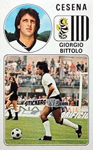 Sticker Giorgio Bittolo - Calciatori 1976-1977 n. 44 - Panini