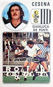Sticker Gianluca De Ponti - Calciatori 1976-1977 n. 50 - Panini