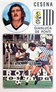 Figurina Gianluca De Ponti - Calciatori 1976-1977 - Panini