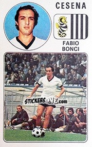 Cromo Fabio Bonci - Calciatori 1976-1977 - Panini