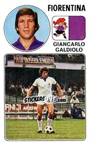 Sticker Giancarlo Galdiolo - Calciatori 1976-1977 n. 54 - Panini