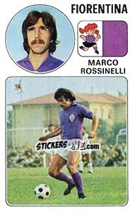 Sticker Marco Rossinelli - Calciatori 1976-1977 n. 55 - Panini