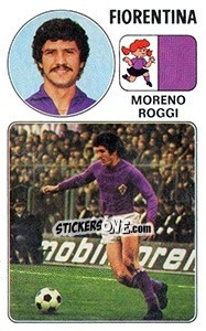 Sticker Moreno Roggi - Calciatori 1976-1977 - Panini
