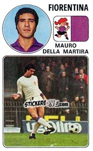 Figurina Mauro Della Martira - Calciatori 1976-1977 - Panini