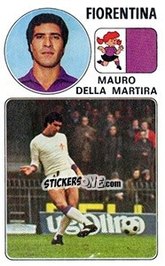 Figurina Mauro Della Martira - Calciatori 1976-1977 n. 57 - Panini