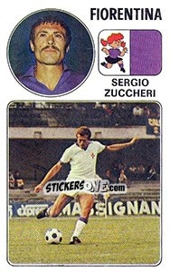 Sticker Sergio Zuccheri - Calciatori 1976-1977 n. 58 - Panini