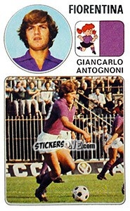 Cromo Giancarlo Antognoni - Calciatori 1976-1977 - Panini