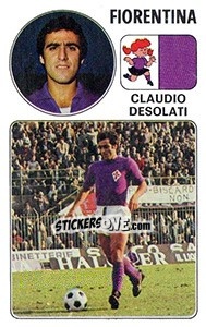 Sticker Claudio Desolati - Calciatori 1976-1977 n. 62 - Panini