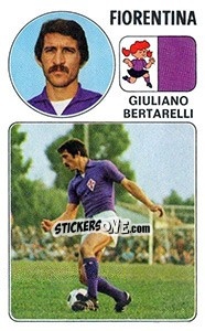 Sticker Giuliano Bertarelli - Calciatori 1976-1977 n. 63 - Panini