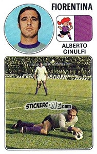 Cromo Alberto Ginulfi - Calciatori 1976-1977 - Panini