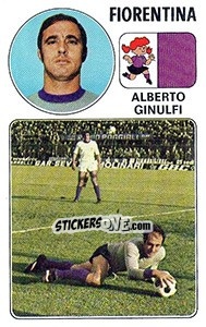 Sticker Alberto Ginulfi - Calciatori 1976-1977 n. 64 - Panini
