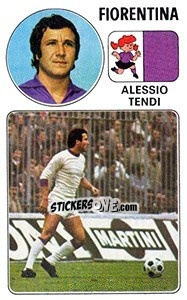 Sticker Alessio Tendi - Calciatori 1976-1977 - Panini