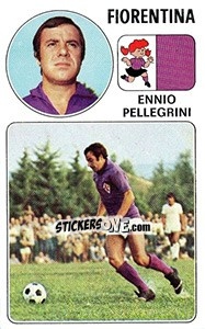 Cromo Ennio Pellegrini - Calciatori 1976-1977 - Panini