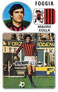 Sticker Mauro Colla - Calciatori 1976-1977 n. 71 - Panini