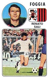 Sticker Renato Sali - Calciatori 1976-1977 n. 72 - Panini