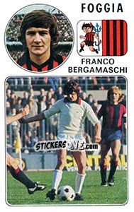 Sticker Franco Bergamaschi - Calciatori 1976-1977 - Panini