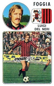 Sticker Luigi Del Neri - Calciatori 1976-1977 n. 77 - Panini