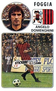 Sticker Angelo Domenghini - Calciatori 1976-1977 - Panini